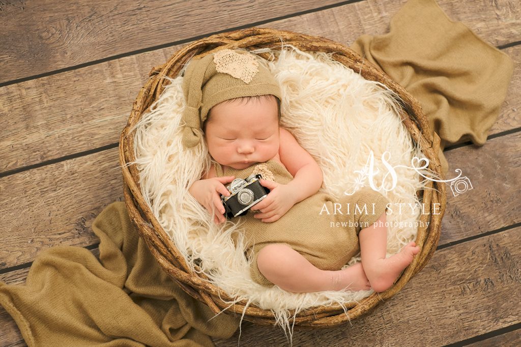 セルフニューボーンフォト | ARIMI Style newborn photography